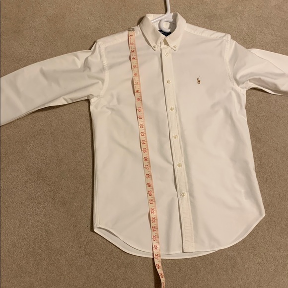 Ralph Lauren boy’s white oxford button down shirt size 16 - Picture 15 of 16